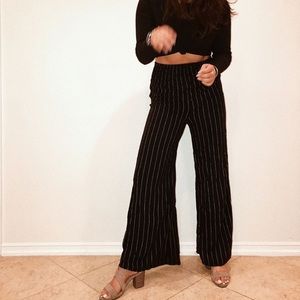 Flow pants cotton striped